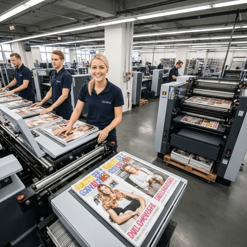 Magazine Production - Professional printing and packaging services