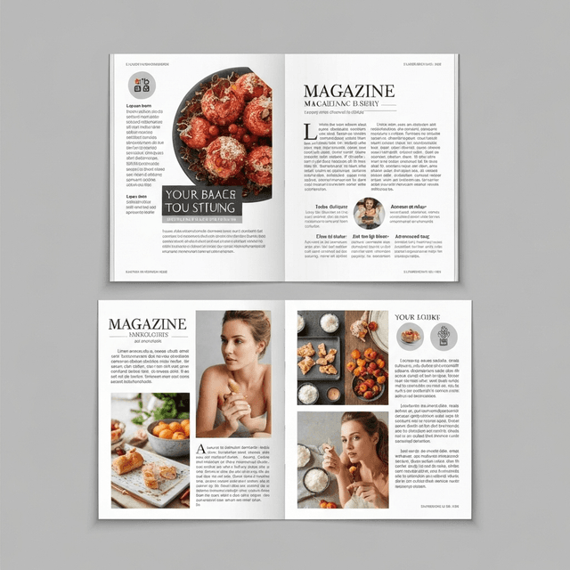 High-quality magazine and catalog printing
