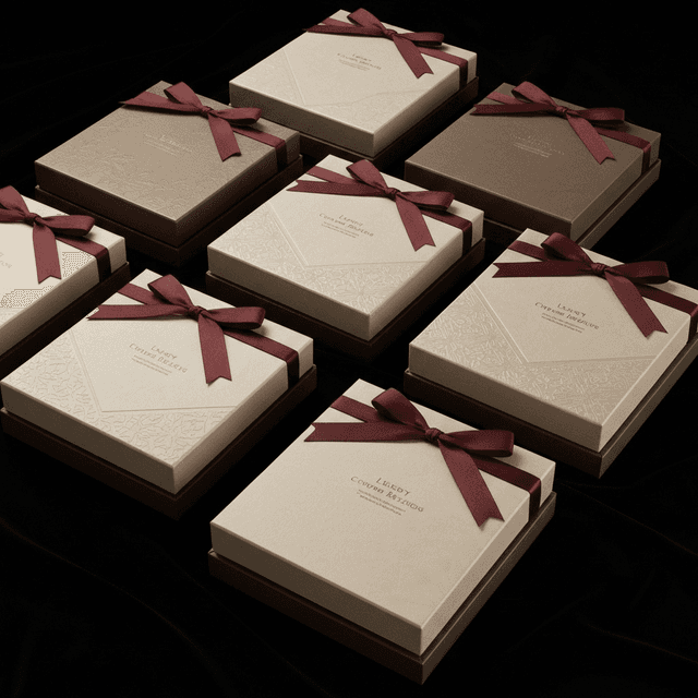 Luxury custom gift boxes with premium packaging